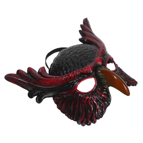 KOMBIUDA Halbgesichts-eule Maske aus PP Kunststoff Bequemer Sitz Detailreiches Design Vielseitige Tierkostüm Requisite für Halloween Karneval Cosplay Bühnenauftritte Party und Maskenbälle KOMBIUDA Halbgesichts-eule Maske aus PP Kunststoff Bequemer Sitz Detailreiches Design Vielseitige Tierkostüm Requisite für Halloween Karneval Cosplay Bühnenauftritte Party und Maskenbälle von KOMBIUDA