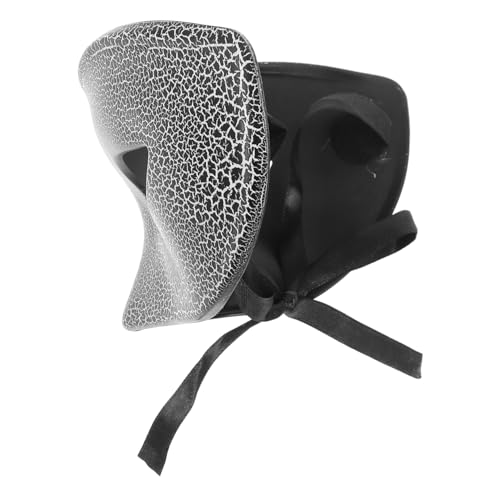 KOMBIUDA Halbgesichtsmaske Halloween Crack Design aus Kunststoff Gruselige Vintage Maske für Erwachsene Komfortabler Sitz Farbecht für Karneval Maskenball Cosplay und Festlichkeiten KOMBIUDA Halbgesichtsmaske Halloween Crack Design aus Kunststoff Gruselige Vintage Maske für Erwachsene Komfortabler Sitz Farbecht für Karneval Maskenball Cosplay und Festlichkeiten von KOMBIUDA