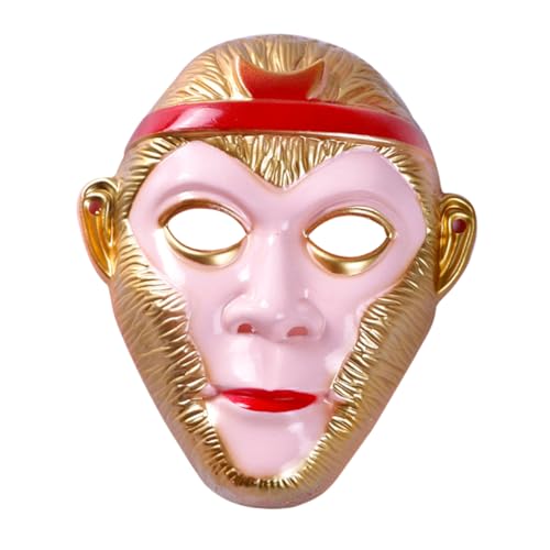 KOMBIUDA Halloween Affenmaske Realistische Cosplay Maske für Karneval und Festlichkeiten Wiederverwendbar für Erwachsene und Junge Mädchen für Maskeraden und Kostümpartys von KOMBIUDA