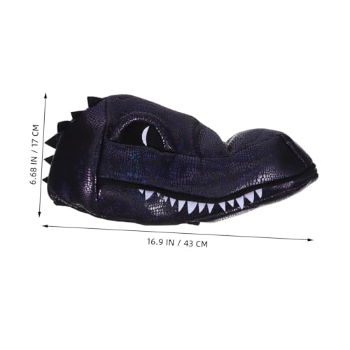 KOMBIUDA Halloween Alligator Hut Kuscheliges Cosplay Tierkopf Verkleidungspartyaccessoire für Erwachsene Karneval von KOMBIUDA