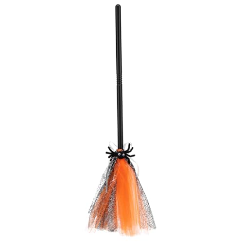 KOMBIUDA Halloween-Besen Hexenbesen Für Kinder Und Erwachsene Orange Farbe Leicht Für Cosplay Halloween-Dekorationen KOMBIUDA Halloween-Besen Hexenbesen Für Kinder Und Erwachsene Orange Farbe Leicht Für Cosplay Halloween-Dekorationen von KOMBIUDA