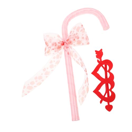 KOMBIUDA Halloween Bowknot Candy Cane Stock mit Herz Deko Brille Party Requisiten für Kostüm Tanz Bühnenauftritte Valentinstag und Rollenspiel Accessoires Rosa KOMBIUDA Halloween Bowknot Candy Cane Stock mit Herz Deko Brille Party Requisiten für Kostüm Tanz Bühnenauftritte Valentinstag und Rollenspiel Accessoires Rosa von KOMBIUDA