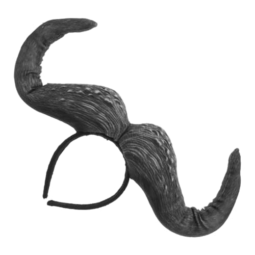 KOMBIUDA Halloween-stirnband Horn-stirnband Kostüm für Frauen Stierhorn-kopfbedeckung für Kostümpartys KOMBIUDA Halloween-stirnband Horn-stirnband Kostüm für Frauen Stierhorn-kopfbedeckung für Kostümpartys von KOMBIUDA