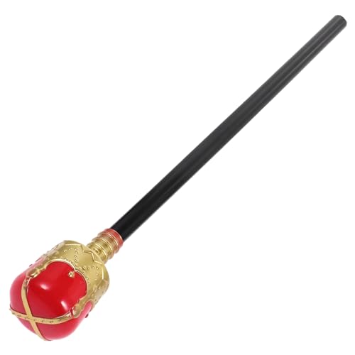 KOMBIUDA Halloween Kostüm Königszepter Rot Gold Cosplay Requisite Rollenspiel Bühnenstab Partyaccessoire Langlebig Sicher für Karneval und Mottofeier KOMBIUDA Halloween Kostüm Königszepter Rot Gold Cosplay Requisite Rollenspiel Bühnenstab Partyaccessoire Langlebig Sicher für Karneval und Mottofeier von KOMBIUDA