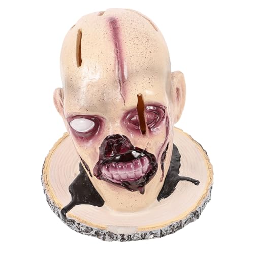 KOMBIUDA Halloween Küchenmesserhalter Skelette beängstigend Stehen Stand drinnen Halloween tischdeko gruselige Halloween Dekoration Halloween-Cutter-Behälter Halloween-Partygeschenk Harz von KOMBIUDA