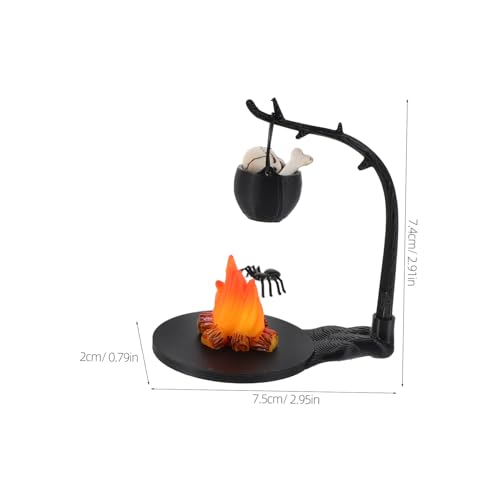 KOMBIUDA Halloween Miniatur Skelettköpfe Figuren Kunststoff Mini Dekoration Ornament für Puppenhaus Garten Szene Halloween Deko KOMBIUDA Halloween Miniatur Skelettköpfe Figuren Kunststoff Mini Dekoration Ornament für Puppenhaus Garten Szene Halloween Deko von KOMBIUDA