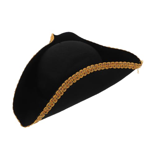 KOMBIUDA Halloween Piratenhut Kunstleder Verstellbar Karneval Party Kopfschmuck für Verkleidung und Dekoration Geeignet KOMBIUDA Halloween Piratenhut Kunstleder Verstellbar Karneval Party Kopfschmuck für Verkleidung und Dekoration Geeignet von KOMBIUDA