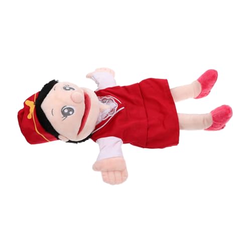 KOMBIUDA Handpuppe interaktive Puppen interaktives fingerpuppen-Set Finger Puppets Decor Fingerspielzeug für Kindergeschichten Fingerpuppe Lehrstütze PP Baumwolle rot von KOMBIUDA