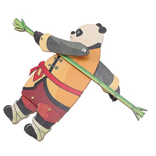 KOMBIUDA Panda Schattenpuppenspiel Marionette Lernspielzeug Für Kleinkinder DIY-schattenpuppenspielset Traditionelles Spielzeug von KOMBIUDA