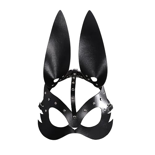 KOMBIUDA Hasenmaske Schwarze Party Masquerade Kostümaccessoire Leicht Tragbar Komfortabel Für Karneval Halloween und Themenpartys KOMBIUDA Hasenmaske Schwarze Party Masquerade Kostümaccessoire Leicht Tragbar Komfortabel Für Karneval Halloween und Themenpartys von KOMBIUDA