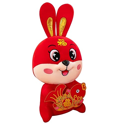 KOMBIUDA Hasenpuppe Ausgestopftes Hasenspielzeug Kaninchen -Maskottchen Kaninchenspielzeug Kaninchen-Maskottchen- Entzückendes Häschendekor Dekorativ Kaninchendekoration Plüsch Rot KOMBIUDA Hasenpuppe Ausgestopftes Hasenspielzeug Kaninchen -Maskottchen Kaninchenspielzeug Kaninchen-Maskottchen- Entzückendes Häschendekor Dekorativ Kaninchendekoration Plüsch Rot von KOMBIUDA