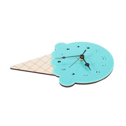 KOMBIUDA Haushaltsuhr Hängende Uhr Nachttischuhr Für Wanduhr Dekorativ Wanduhr Für Schlafzimmer Cartoon-Uhr Eiscreme-förmige Uhr Küchenuhr Dekorative Hängeuhr Innenwanduhr Green Holz KOMBIUDA Haushaltsuhr Hängende Uhr Nachttischuhr Für Wanduhr Dekorativ Wanduhr Für Schlafzimmer Cartoon-Uhr Eiscreme-förmige Uhr Küchenuhr Dekorative Hängeuhr Innenwanduhr Green Holz von KOMBIUDA