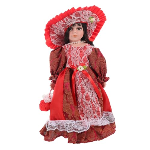 KOMBIUDA Hof Keramikpuppe Keramikpuppenstatuen Puppenmodelle Puppendekor Viktorianisches Puppenmodell Viktorianisches Schreibtischpuppendekor Festivalgeschenk Zarter Puppenschmuck KOMBIUDA Hof Keramikpuppe Keramikpuppenstatuen Puppenmodelle Puppendekor Viktorianisches Puppenmodell Viktorianisches Schreibtischpuppendekor Festivalgeschenk Zarter Puppenschmuck von KOMBIUDA