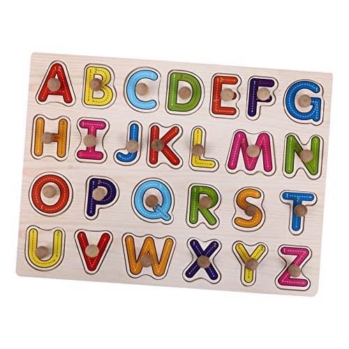 KOMBIUDA Holz Buchstaben Puzzle für Kleinkinder Pädagogisches Lernspielzeug Großes Jigsaw mit Bunten Leicht und Sicher Fördert Feinmotorik und Eltern Junge Mädchen Interaktion KOMBIUDA Holz Buchstaben Puzzle für Kleinkinder Pädagogisches Lernspielzeug Großes Jigsaw mit Bunten Leicht und Sicher Fördert Feinmotorik und Eltern Junge Mädchen Interaktion von KOMBIUDA
