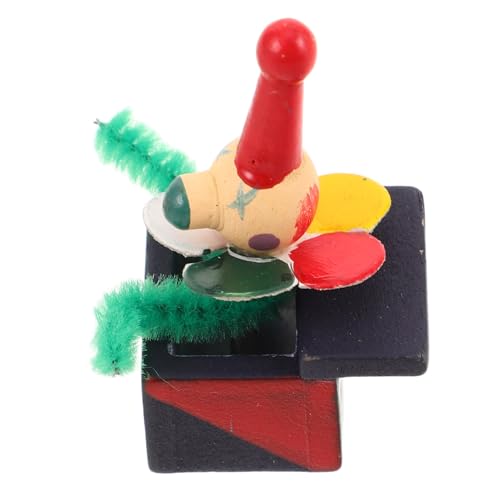KOMBIUDA Holz Clown Spielzeugbox Dollhouse Zubehör für Dekorativer Clown Ornament für Stilvolle Wohnräume und Sammler KOMBIUDA Holz Clown Spielzeugbox Dollhouse Zubehör für Dekorativer Clown Ornament für Stilvolle Wohnräume und Sammler von KOMBIUDA