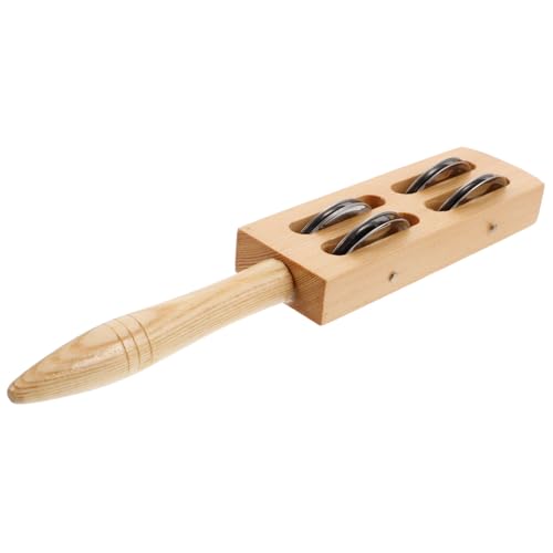 KOMBIUDA Holz Handglocken Schellenrasseln Musikinstrumente mit Angenehmem Klang Benutzerfreundlich für Junge Mädchen und Vorschulkinder Fördert Rhythmusgefühl und Musikalische KOMBIUDA Holz Handglocken Schellenrasseln Musikinstrumente mit Angenehmem Klang Benutzerfreundlich für Junge Mädchen und Vorschulkinder Fördert Rhythmusgefühl und Musikalische von KOMBIUDA