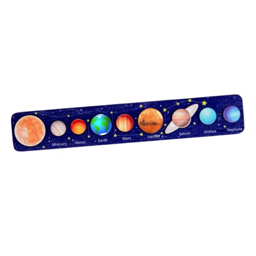KOMBIUDA Holz Puzzle Sonnensystem Lernspielzeug für Pädagogisches Zuordnungsspiel Montessori Kognitives Brett mit Planeten Sicher und Kreativ Holzspielzeug für Kleinkinder KOMBIUDA Holz Puzzle Sonnensystem Lernspielzeug für Pädagogisches Zuordnungsspiel Montessori Kognitives Brett mit Planeten Sicher und Kreativ Holzspielzeug für Kleinkinder von KOMBIUDA