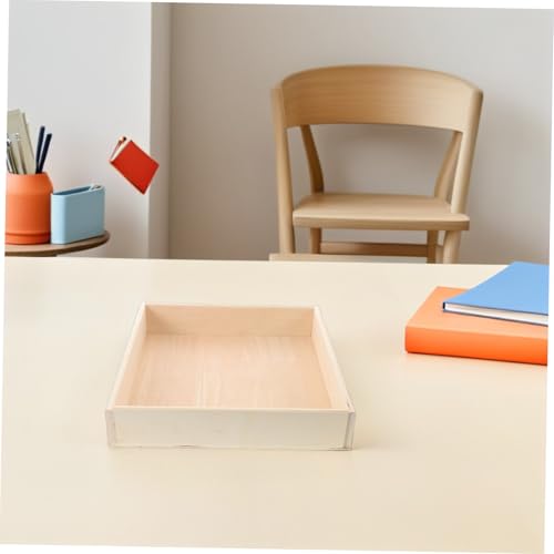 KOMBIUDA Holz Sandspielablage für Quadratischer Montessori Sandkasten Sicherer Sauberer Spielbereich für Drinnen für Kinderzimmer und Kindergärten KOMBIUDA Holz Sandspielablage für Quadratischer Montessori Sandkasten Sicherer Sauberer Spielbereich für Drinnen für Kinderzimmer und Kindergärten von KOMBIUDA