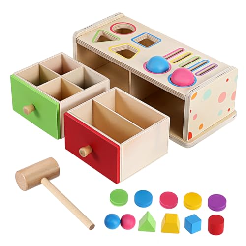 KOMBIUDA Holz und Formensortierbox Montessori Geometrisches Matching für Frühe Lernförderung Lernspielzeug für Jungen und Mädchen Ab Jahren KOMBIUDA Holz und Formensortierbox Montessori Geometrisches Matching für Frühe Lernförderung Lernspielzeug für Jungen und Mädchen Ab Jahren von KOMBIUDA