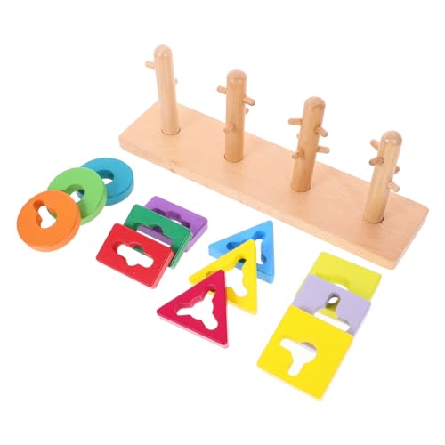 KOMBIUDA Holzform Spielset Teilig Geometrische Formen Lernspielzeug Hand Koordination und Logischem für Kleinkinder Robust und Sicher KOMBIUDA Holzform Spielset Teilig Geometrische Formen Lernspielzeug Hand Koordination und Logischem für Kleinkinder Robust und Sicher von KOMBIUDA