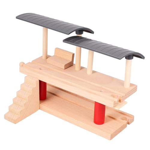 KOMBIUDA Holzplattformspielzeug Bahnhofsbahnmodell Zugplattform Züge Doppelt Unterstützung Eisenbahn Spielstation, Bahnsteigspielzeug Zubehör Für Den Zugbau Aus Holz Beige Plastik KOMBIUDA Holzplattformspielzeug Bahnhofsbahnmodell Zugplattform Züge Doppelt Unterstützung Eisenbahn Spielstation, Bahnsteigspielzeug Zubehör Für Den Zugbau Aus Holz Beige Plastik von KOMBIUDA