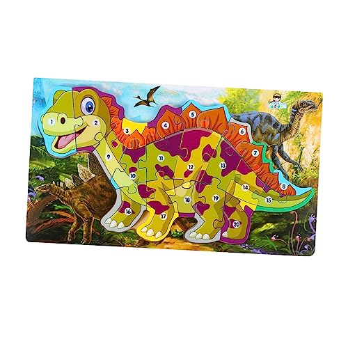 KOMBIUDA Holzpuzzle Dinosaurier Lernspielzeug aus Holz Buntes Holzpuzzle für Jungen und Mädchen Pädagogisches Dinosaurier Puzzle für Kleinkinder Ab Jahren Kreatives Denkspielzeug ohne KOMBIUDA Holzpuzzle Dinosaurier Lernspielzeug aus Holz Buntes Holzpuzzle für Jungen und Mädchen Pädagogisches Dinosaurier Puzzle für Kleinkinder Ab Jahren Kreatives Denkspielzeug ohne von KOMBIUDA