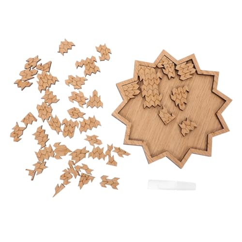 KOMBIUDA Holzpuzzle für Erwachsene Kreatives Unregelmäßiges Puzzle für Entspannendes Knobeln und Gehirntraining für Puzzleliebhaber und Junge Mädchen KOMBIUDA Holzpuzzle für Erwachsene Kreatives Unregelmäßiges Puzzle für Entspannendes Knobeln und Gehirntraining für Puzzleliebhaber und Junge Mädchen von KOMBIUDA