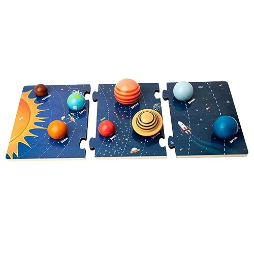 KOMBIUDA Holzpuzzle für Planetenspielzeug Kognitiven Fähigkeiten im Sonnensystem Interaktives Lernspielzeug für Jungen und Mädchen Planeten Puzzle für Kreatives KOMBIUDA Holzpuzzle für Planetenspielzeug Kognitiven Fähigkeiten im Sonnensystem Interaktives Lernspielzeug für Jungen und Mädchen Planeten Puzzle für Kreatives von KOMBIUDA