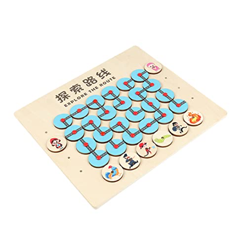 KOMBIUDA Holzspielzeug Lernspiel für Interaktives Eltern Junge Mädchen Brettspiel zur Routen Erkundung Fördert Logisches und Hand Auge Koordination Tragbar und Kindgerecht Gestaltet KOMBIUDA Holzspielzeug Lernspiel für Interaktives Eltern Junge Mädchen Brettspiel zur Routen Erkundung Fördert Logisches und Hand Auge Koordination Tragbar und Kindgerecht Gestaltet von KOMBIUDA