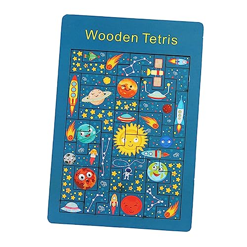 KOMBIUDA Holzspielzeug Lernspielzeug Weltraum Puzzle für Montessori Leicht und Tragbar Fördert die Kognitive Entwicklung mit Bunten Farben und Praktischem Spielspaß KOMBIUDA Holzspielzeug Lernspielzeug Weltraum Puzzle für Montessori Leicht und Tragbar Fördert die Kognitive Entwicklung mit Bunten Farben und Praktischem Spielspaß von KOMBIUDA