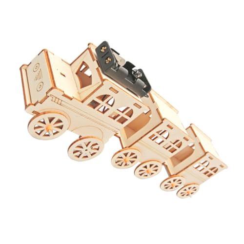 KOMBIUDA Holzzugspielzeug Holzbausatz aus Holzzug Kinderspielzeug Eisenbahnspielzeug für Jungen Zug Engineering-Spielset für DIY Holzspielzeug Bauzug Beige KOMBIUDA Holzzugspielzeug Holzbausatz aus Holzzug Kinderspielzeug Eisenbahnspielzeug für Jungen Zug Engineering-Spielset für DIY Holzspielzeug Bauzug Beige von KOMBIUDA