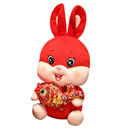 KOMBIUDA Jahr des Hasen-maskottchens Jahr Der Hasen-Maskottchen-Puppe Hasen Stofftiere Kaninchen-Maskottchen-Puppe Neujahrsvorräte Kaninchen-Maskottchen- Neujahr Baumwolle KOMBIUDA Jahr des Hasen-maskottchens Jahr Der Hasen-Maskottchen-Puppe Hasen Stofftiere Kaninchen-Maskottchen-Puppe Neujahrsvorräte Kaninchen-Maskottchen- Neujahr Baumwolle von KOMBIUDA