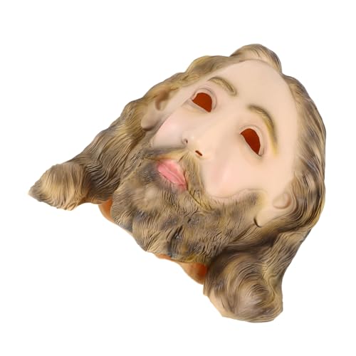 KOMBIUDA Jesus-maske Realistische Gruselige Maske Led-maske Lichttherapie Mit Led-gesichtsmaske Halloween-maske Leuchtende Maske Hyperrealistische Maske Masken Halloween Emulsion KOMBIUDA Jesus-maske Realistische Gruselige Maske Led-maske Lichttherapie Mit Led-gesichtsmaske Halloween-maske Leuchtende Maske Hyperrealistische Maske Masken Halloween Emulsion von KOMBIUDA