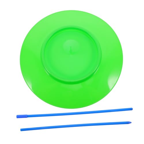 KOMBIUDA Kunststoff-jonglierteller Mit Stäben Balance-Teller Jonglier-fähigkeitsspielzeug Performance-Requisiten Kinderspielzeug Teller KOMBIUDA Kunststoff-jonglierteller Mit Stäben Balance-Teller Jonglier-fähigkeitsspielzeug Performance-Requisiten Kinderspielzeug Teller von KOMBIUDA