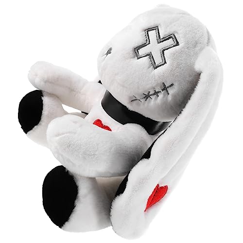KOMBIUDA Kaninchen Figuren Große Ausgestopften Hase Ausgestopften Hase Pp Baumwolle Weiß Bunny Stuffy KOMBIUDA Kaninchen Figuren Große Ausgestopften Hase Ausgestopften Hase Pp Baumwolle Weiß Bunny Stuffy von KOMBIUDA