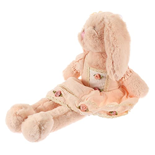KOMBIUDA Kaninchen Plüschtier -häschen-Spielzeug Puppe Bidoof-plüsch Tierplüsch Aus Baumwolle Mädchen Spielzeug Häschen Plüschtiere Stofftiere Pp Baumwolle Kind Rosa Hase Junge von KOMBIUDA