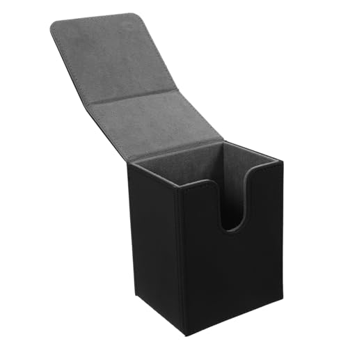 KOMBIUDA Kartenspielbox Sammelkarten-Organizer Glatte Kanten Pu-Leder Home Spielkartenetui Kartenaufbewahrungsetui Kartenbox von KOMBIUDA