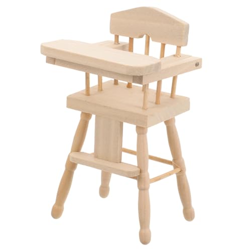 KOMBIUDA Kinderbedarf Tragbares Puppenhaus Baumaterial Puppenstuhl Aus Holz KOMBIUDA Kinderbedarf Tragbares Puppenhaus Baumaterial Puppenstuhl Aus Holz von KOMBIUDA