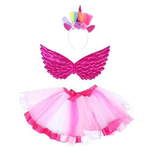 KOMBIUDA Kinderkostüm Flügel mit Tüllrock Rosa und Hautfreundlich für Party Karneval und Fasching Langlebiges Material Einfach Anzuziehen für Mädchen Geeignet KOMBIUDA Kinderkostüm Flügel mit Tüllrock Rosa und Hautfreundlich für Party Karneval und Fasching Langlebiges Material Einfach Anzuziehen für Mädchen Geeignet von KOMBIUDA