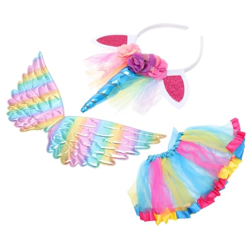 KOMBIUDA Kinderkostüm Flügel und Tüllrock mit Haarreif Leicht Auszuziehen Wiederverwendbar Komfortabel und Langlebig für Fasching Karneval Bühnenauftritte und Kinderpartys KOMBIUDA Kinderkostüm Flügel und Tüllrock mit Haarreif Leicht Auszuziehen Wiederverwendbar Komfortabel und Langlebig für Fasching Karneval Bühnenauftritte und Kinderpartys von KOMBIUDA