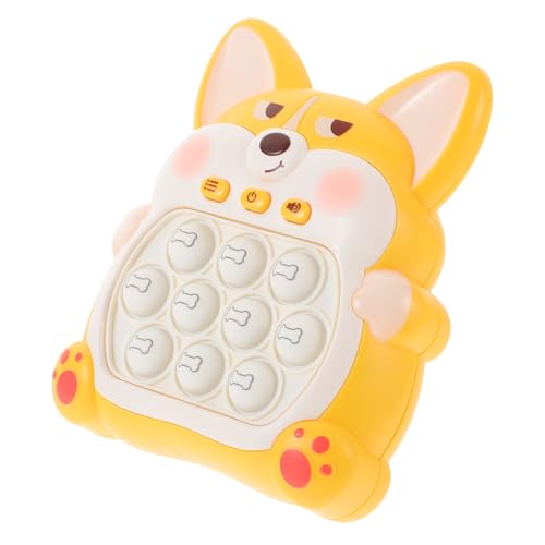 KOMBIUDA Kinderspielkonsole interaktive Spiele für Bubble Game Console lernspielzeug Game-Boy von Stressabbau Kinderpädagogische Spielzeuge Plastik Orange von KOMBIUDA