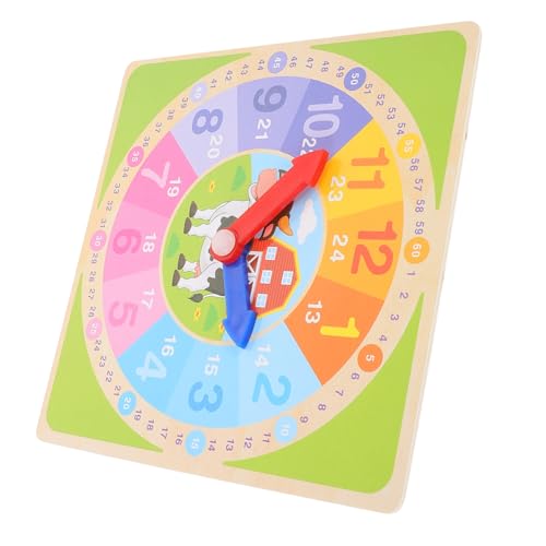 KOMBIUDA Kinderuhr aus Holz Wecker Lernen Uhr Digitaluhr Uhren Lehruhr Holzuhr für Holzspielzeug Uhr für Lernspielzeug für Lernzeitspielzeug Zeit Lernspielzeug KOMBIUDA Kinderuhr aus Holz Wecker Lernen Uhr Digitaluhr Uhren Lehruhr Holzuhr für Holzspielzeug Uhr für Lernspielzeug für Lernzeitspielzeug Zeit Lernspielzeug von KOMBIUDA