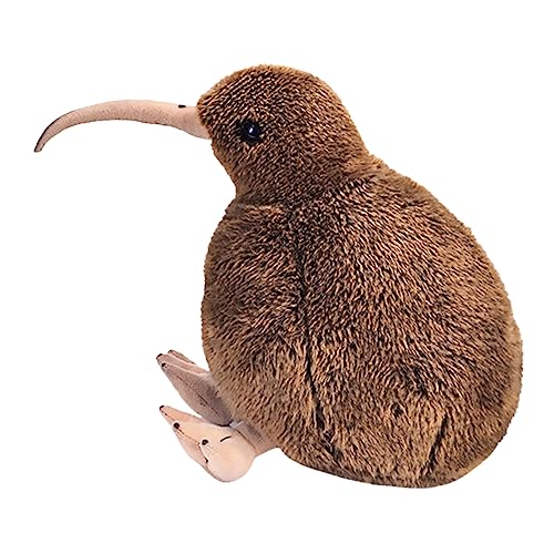 KOMBIUDA Kiwi-plüschtier-haustierpuppe 28 cm Großer Plüschvogel Vogel- Plüsch Stofftier Ausgestopfter Vogel Vogel-partygeschenk Kuscheltiere Für Mädchen Großer Vogel Pp Baumwolle Brown von KOMBIUDA