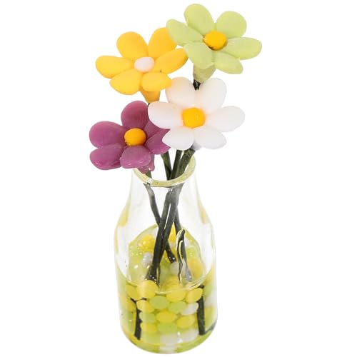 KOMBIUDA Miniatur-blumentopf in Vase Künstliche Gänseblümchen-Blume Puppenhaus-Dekoration Miniatur-Blumen-Ornament Für Kleines Haus KOMBIUDA Miniatur-blumentopf in Vase Künstliche Gänseblümchen-Blume Puppenhaus-Dekoration Miniatur-Blumen-Ornament Für Kleines Haus von KOMBIUDA