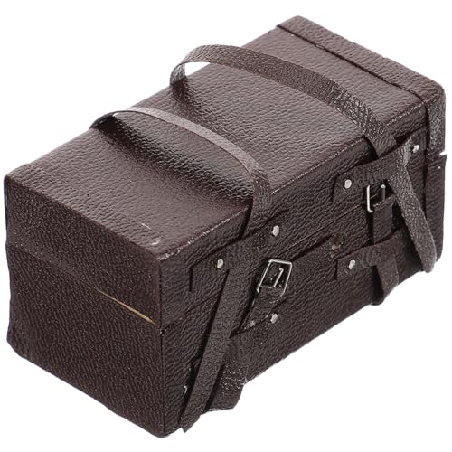 KOMBIUDA Miniatur-koffermodell Vintage Koffer Für Mini Dekoration Spielzeug Schmuck Accessoire von KOMBIUDA