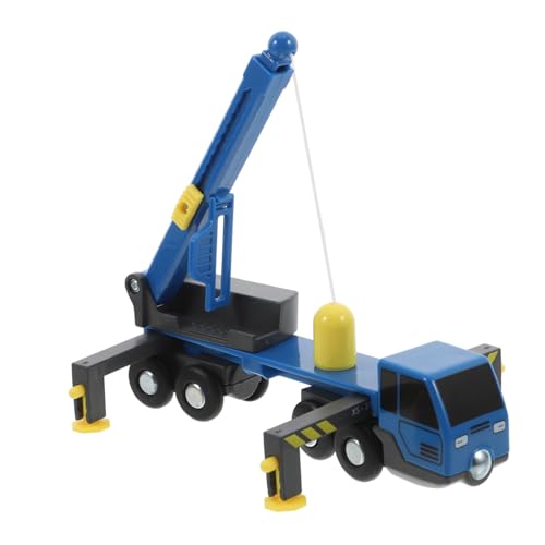 KOMBIUDA Kran Modell Spielzeug für Kinder Teleskop Kran Lifter 360° Drehbar Stabil mit Höhenverstellbarem Kranarm Technisches Autospielzeug von KOMBIUDA