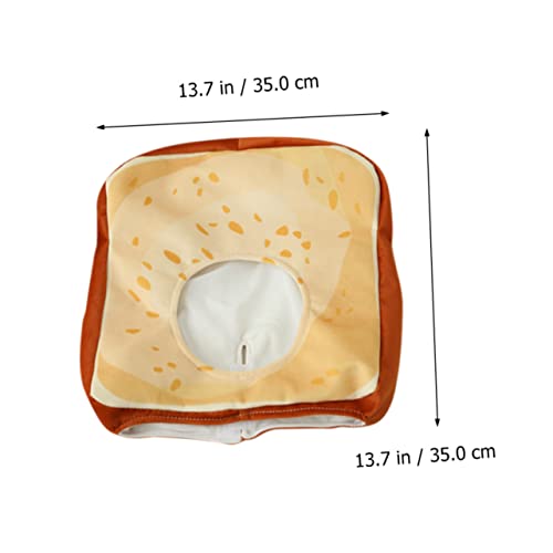KOMBIUDA Kreative Toastbrot Kopfbedeckung für Kinderpartys Niedliche Party Kappe und Bequemes Material Brotdesign Mütze für Jungen und Mädchen Auffälliges Kostüm Accessoire KOMBIUDA Kreative Toastbrot Kopfbedeckung für Kinderpartys Niedliche Party Kappe und Bequemes Material Brotdesign Mütze für Jungen und Mädchen Auffälliges Kostüm Accessoire von KOMBIUDA