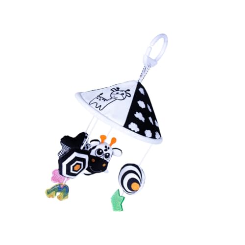 KOMBIUDA Krippenglocke Kuscheltier mit babybett Soft Toy plushible snugible Black and White Toy Krippe Plüschtier quietschendes klingendes KOMBIUDA Krippenglocke Kuscheltier mit babybett Soft Toy plushible snugible Black and White Toy Krippe Plüschtier quietschendes klingendes von KOMBIUDA