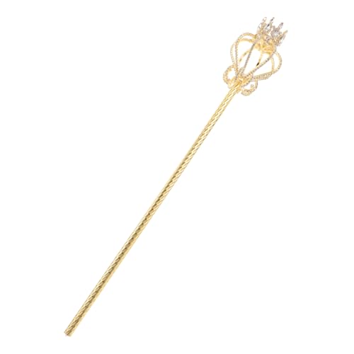 KOMBIUDA Krone Mädchenspielzeug Für Prinzessin Kostüme Bekleidung Die Krone Kinderspielzeug Kronenform Feenstab Performance Requisiten Strass Feenstab Goldenes Kupfer KOMBIUDA Krone Mädchenspielzeug Für Prinzessin Kostüme Bekleidung Die Krone Kinderspielzeug Kronenform Feenstab Performance Requisiten Strass Feenstab Goldenes Kupfer von KOMBIUDA