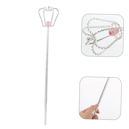KOMBIUDA Krone Zauberstab Set Strass Hochzeit Cosplay Requisiten Prinzessin Kostüm Zubehör für Braut Festzug Party Geschenk KOMBIUDA Krone Zauberstab Set Strass Hochzeit Cosplay Requisiten Prinzessin Kostüm Zubehör für Braut Festzug Party Geschenk von KOMBIUDA